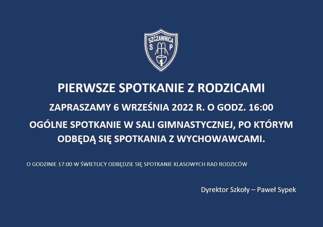 PIERWSZE SPOTKANIE Z RODZICAMI