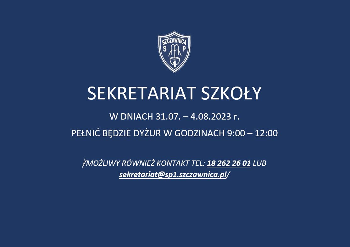 DYŻUR SEKRETARIATU