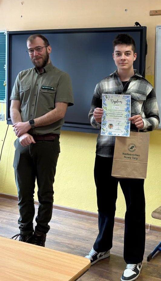 KONKURS „Poznajmy nasze lasy i ojczystą przyrodę”.