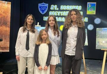 RESUKCESY NA XXI MIĘDZYSZKOLNYM KONKURSIE  RECYTATORSKIM IM. JANA PAWŁA II