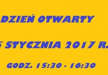 5 STYCZNIA - DZIEŃ OTWARTY